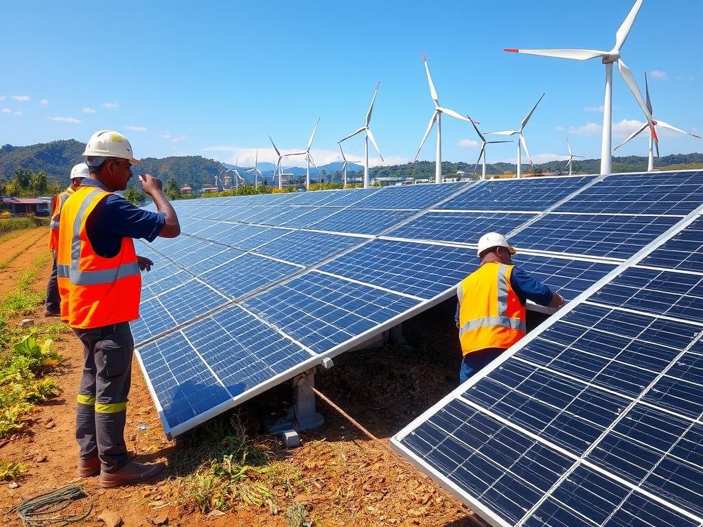 Proyek transisi energi terbarukan di Indonesia sebagai bagian dari diplomasi iklim Proyek transisi energi terbarukan di Indonesia sebagai bagian dari diplomasi iklim